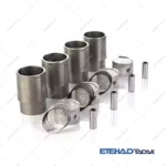 پیستون کامل XU7 پژو 405 طرح جدید MeinBerg با رينگ STD